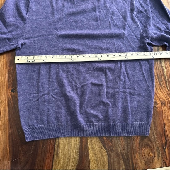Pronto Uomo Merino Wool Sweater 2XL Italian Eggplant - Picture 4 of 7
